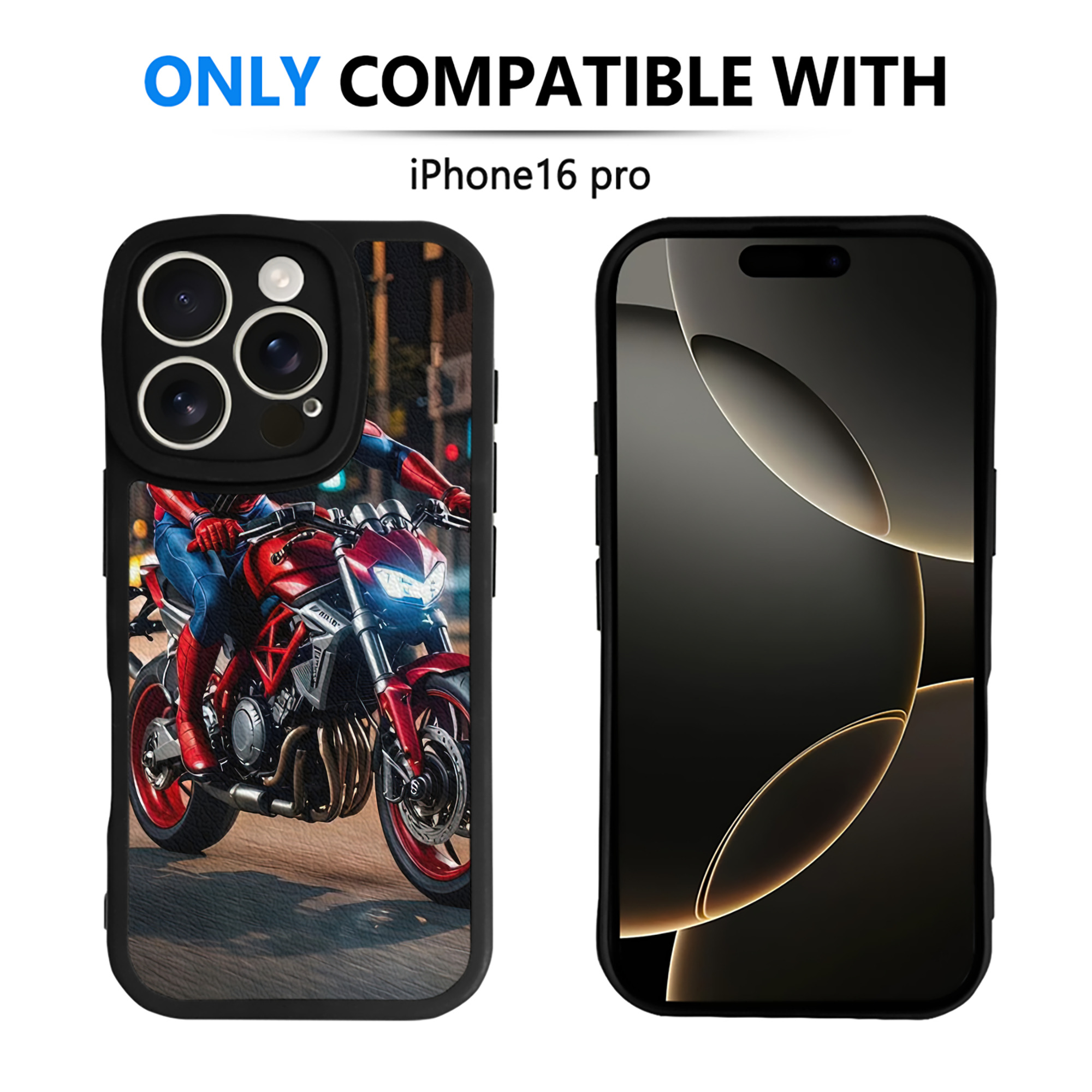 Spider Man スパイダーマン 【iPhone 16シリーズ対応】シリコンスマホケース（レザー調） 材質：シリコン